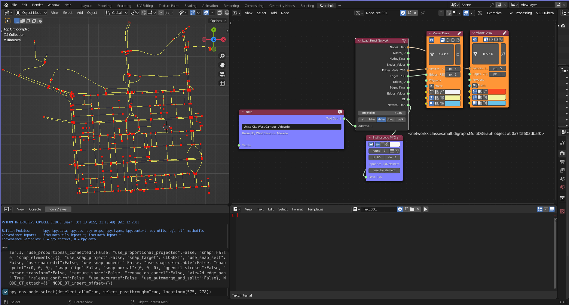 Load Street Network Tool